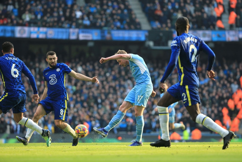 TRỰC TIẾP Man City 1-0 Chelsea: Siêu phẩm của De Bruyne đưa City vươn lên dẫn trước - Ảnh 9