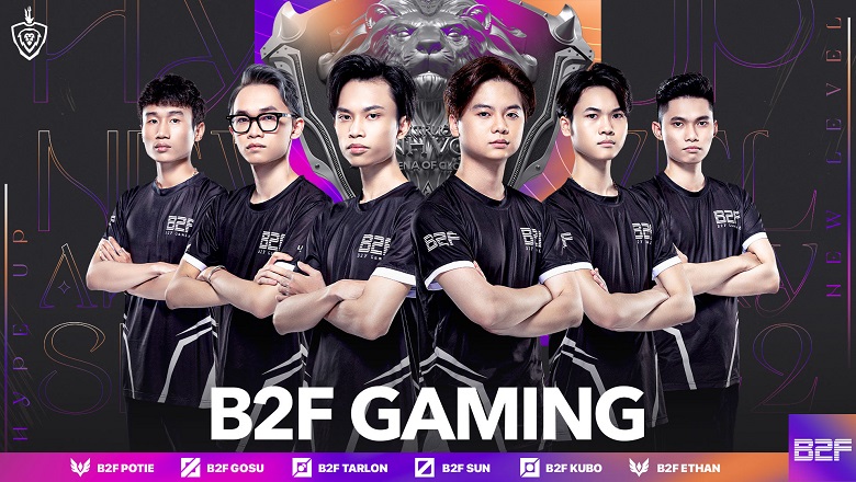 Liên Quân Mobile: B2F Gaming chốt đội hình tham dự ĐTDV mùa Xuân 2022 - Ảnh 1