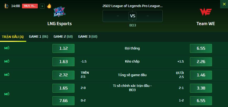 Dự đoán, soi kèo LPL mùa Xuân 2022: LNG vs WE - Ảnh 2