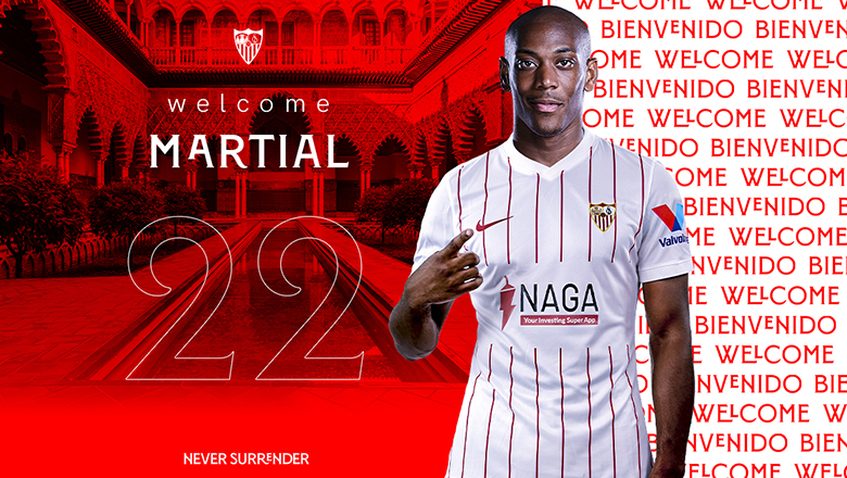 Athony Martial chính thức gia nhập Sevilla từ MU - Ảnh 1