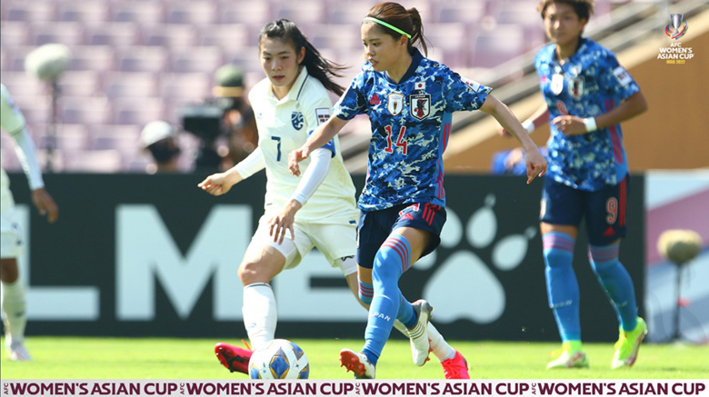 Kết quả Asian Cup nữ 2022: Nhật Bản phô trương sức mạnh trước Thái Lan - Ảnh 1