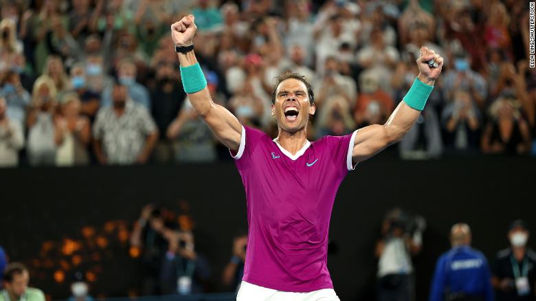 Khoảnh khắc Rafael Nadal ăn mừng chức vô địch Úc Mở rộng - Ảnh 7