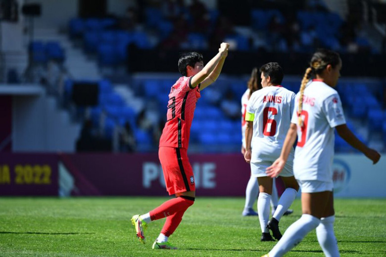 Kết quả Asian Cup nữ 2022: Hàn Quốc lần đầu vào chung kết sau khi hạ Philippines - Ảnh 1