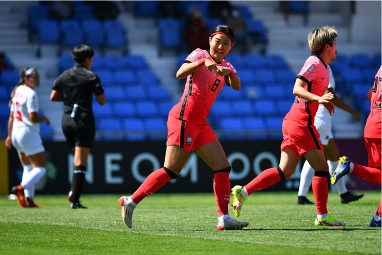 Kết quả Asian Cup nữ 2022: Hàn Quốc lần đầu vào chung kết sau khi hạ Philippines - Ảnh 2