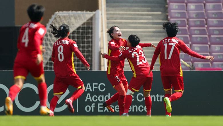 ĐT nữ Việt Nam đánh bại Đài Bắc Trung Hoa, dự World Cup 2023 - Ảnh 2