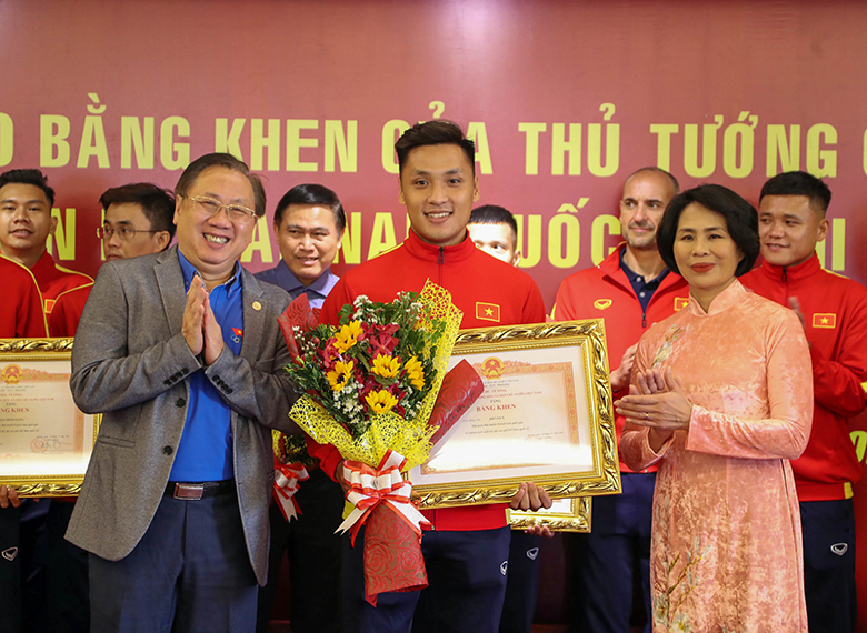 Đội tuyển futsal Việt Nam được Thủ tướng Chính phủ tặng Bằng khen - Ảnh 3