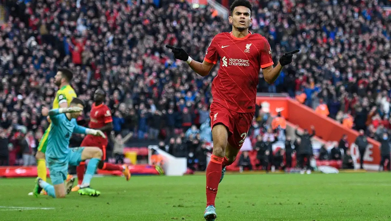 Bom tấn 50 triệu bảng Luis Diaz ghi bàn đầu tiên trong màu áo Liverpool - Ảnh 2
