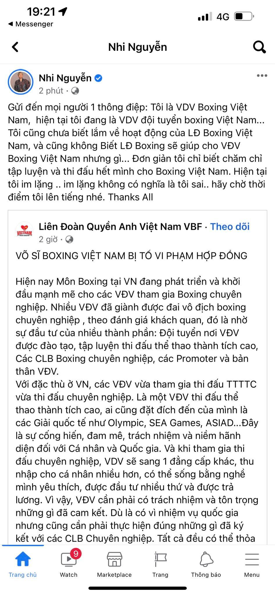 Thu Nhi: Tôi là VĐV boxing tuyển Việt Nam và vẫn đang tập luyện, cống hiến hết mình - Ảnh 2