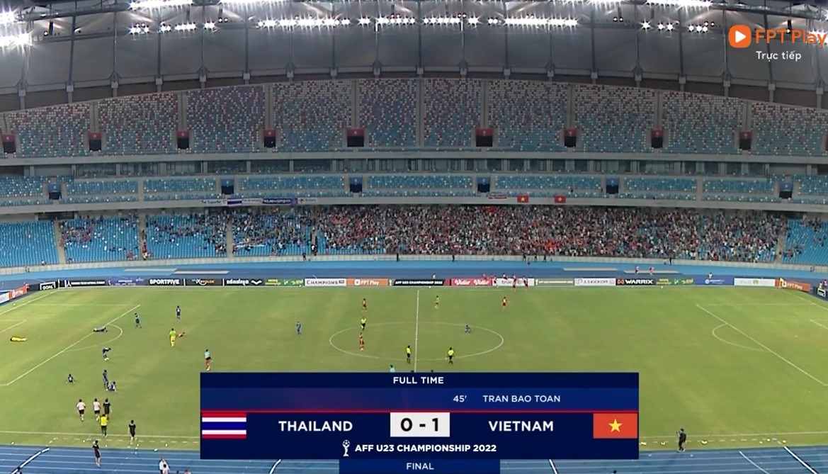 TRỰC TIẾP U23 Việt Nam 1-0 U23 Thái Lan: Đội quân áo đỏ chủ động giữ bóng cột góc - Ảnh 30
