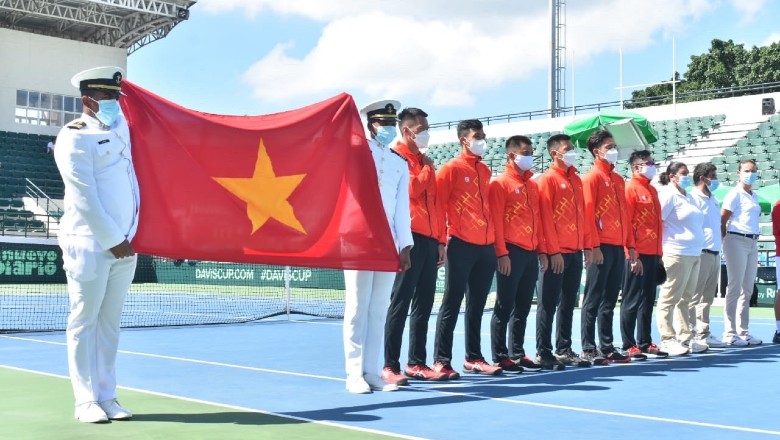 Lý Hoàng Nam thua trận đôi, ĐT Việt Nam thất bại ở vòng playoffs thăng hạng Davis Cup - Ảnh 2
