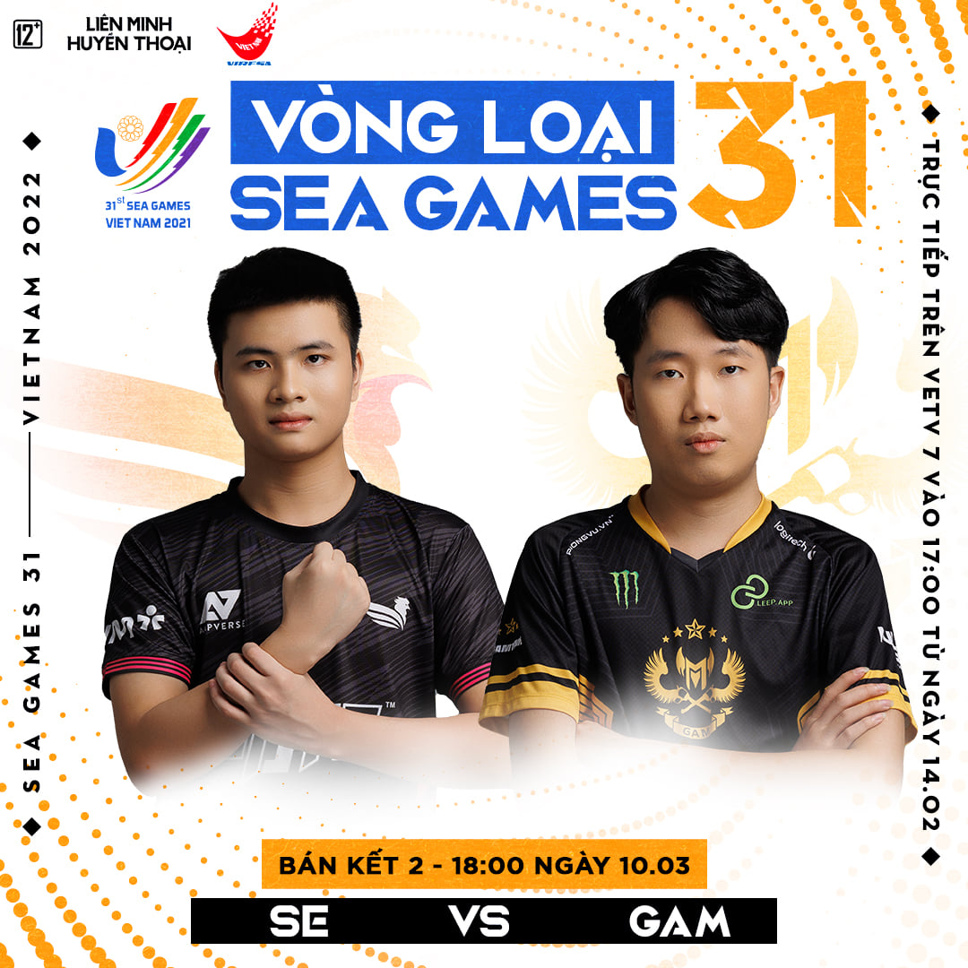 TRỰC TIẾP bán kết vòng loại LMHT SEA Games 31: SE vs GAM - Ảnh 1