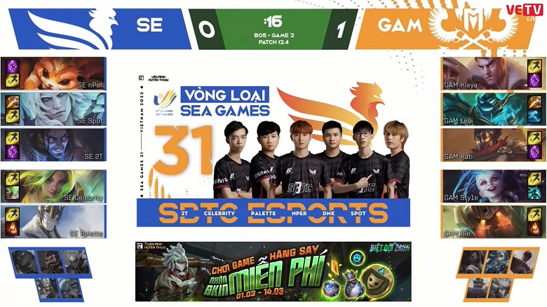 Vòng loại SEA Games 31: Huỷ diệt SE, GAM 'tái ngộ' SGB ở chung kết - Ảnh 2