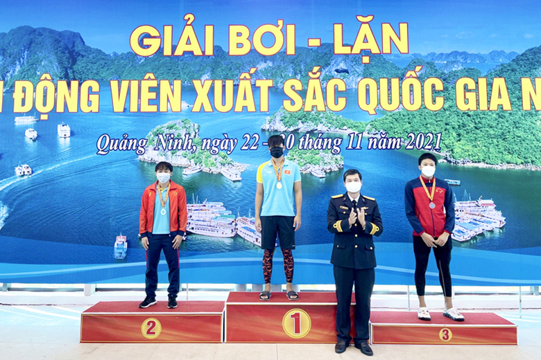 Đà Nẵng và Đồng Nai bứt phá trong ngày 3 giải lặn VĐQG 2022 bể 25m - Ảnh 1