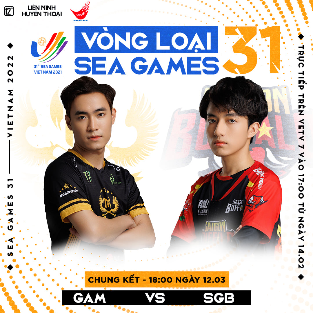 TRỰC TIẾP chung kết vòng loại LMHT SEA Games 31: GAM vs SGB - Ảnh 1