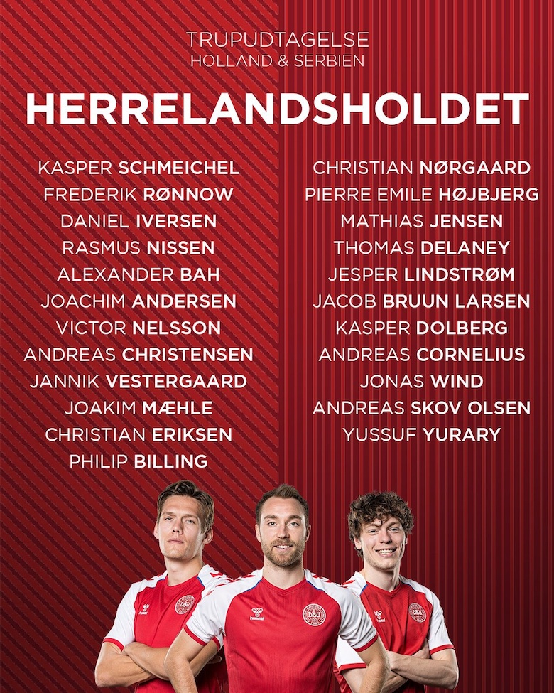 Eriksen trở lại ĐT Đan Mạch sau 8 tháng kể từ sự cố tại EURO 2021 - Ảnh 1