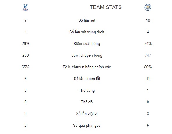 Hàng công bất lực, Man City đánh rơi điểm số trước Crystal Palace - Ảnh 3