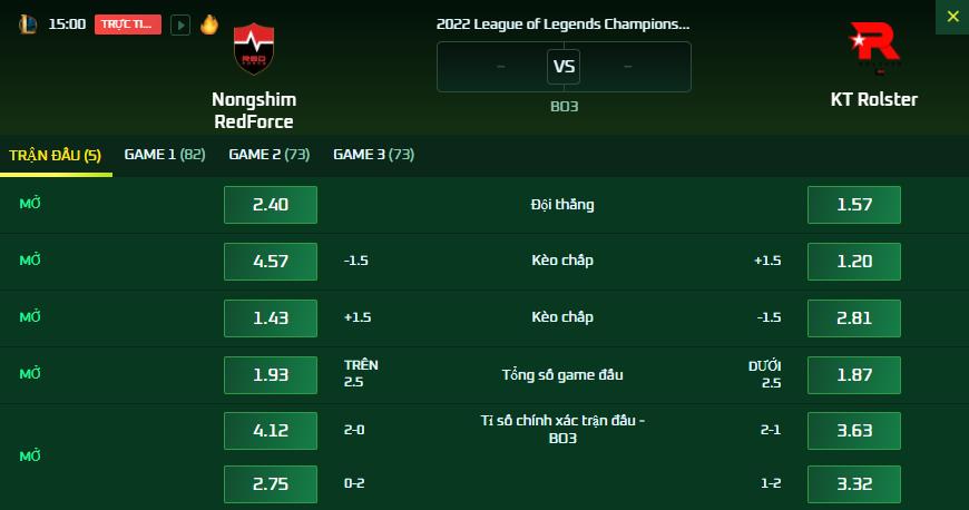 Dự đoán, soi kèo LCK mùa Xuân 2022: NS vs KT - Ảnh 2