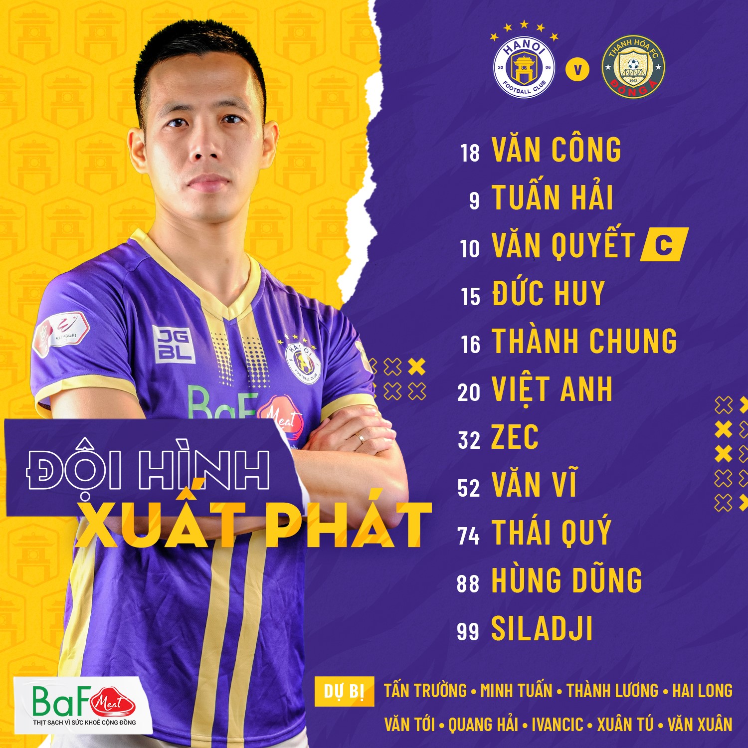 TRỰC TIẾP Hà Nội FC vs Thanh Hoá: Quang Hải dự bị - Ảnh 3