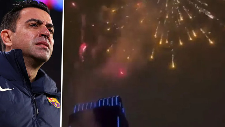 CĐV Galatasaray bắn pháo hoa lúc 3 giờ sáng, phá giấc ngủ của dàn sao Barca - Ảnh 1
