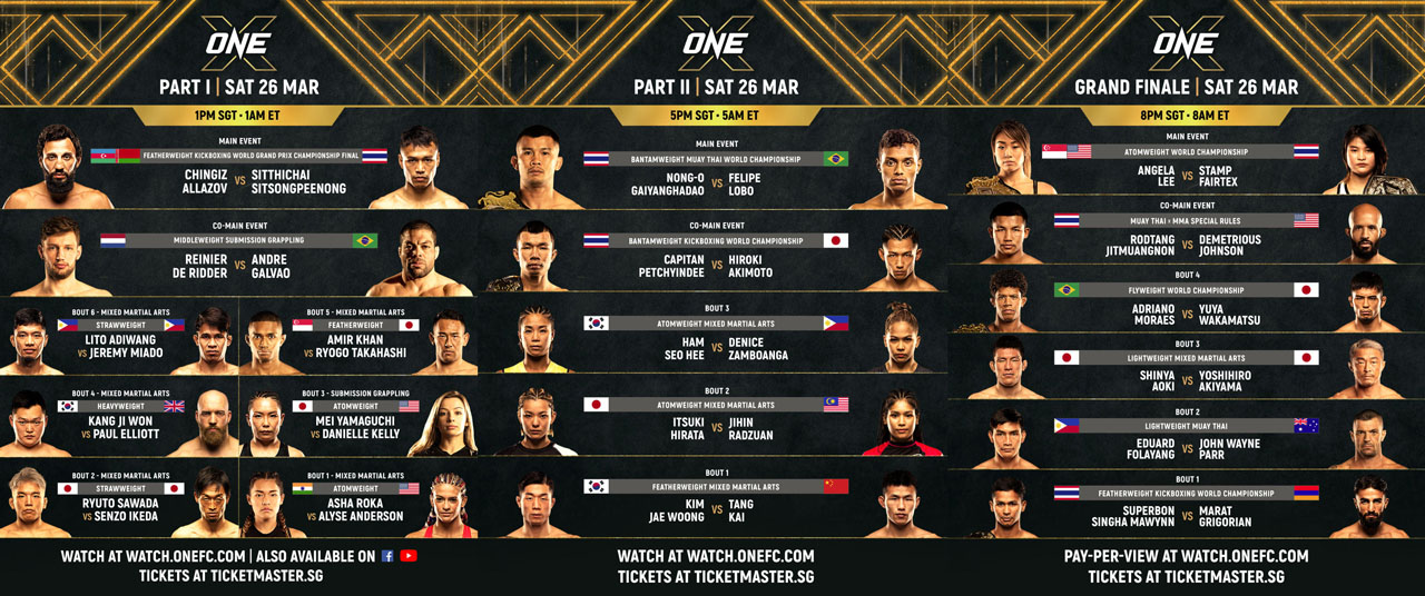 Link xem trực tiếp ONE X - Sự kiện kỷ niệm 10 năm ONE Championship - Ảnh 2