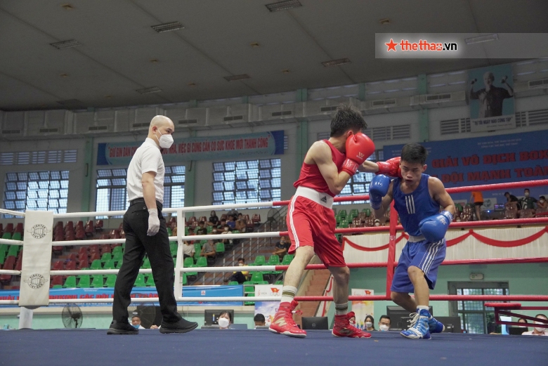 Võ sĩ Nghệ An đánh bại Sẳm Minh Phát ở giải Boxing toàn quốc - Ảnh 6