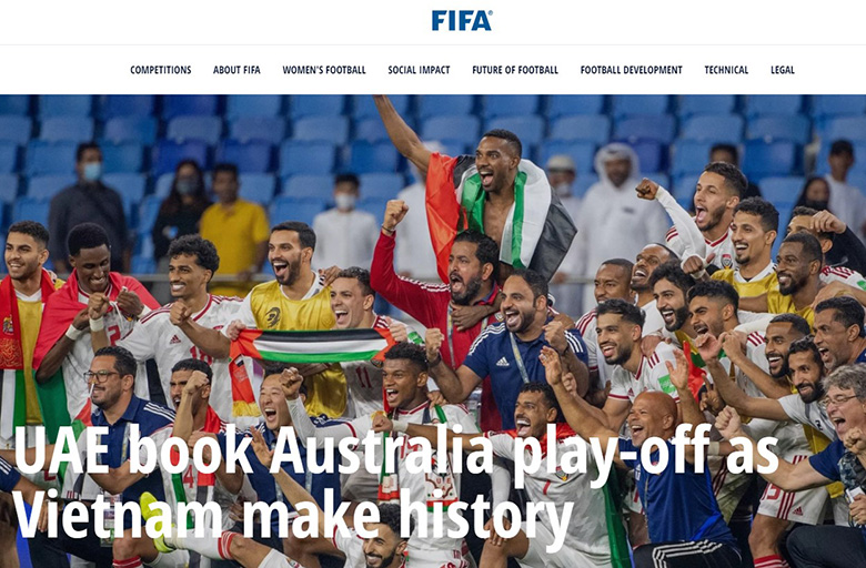 Trang chủ FIFA: ĐT Việt Nam đã tạo nên lịch sử - Ảnh 1