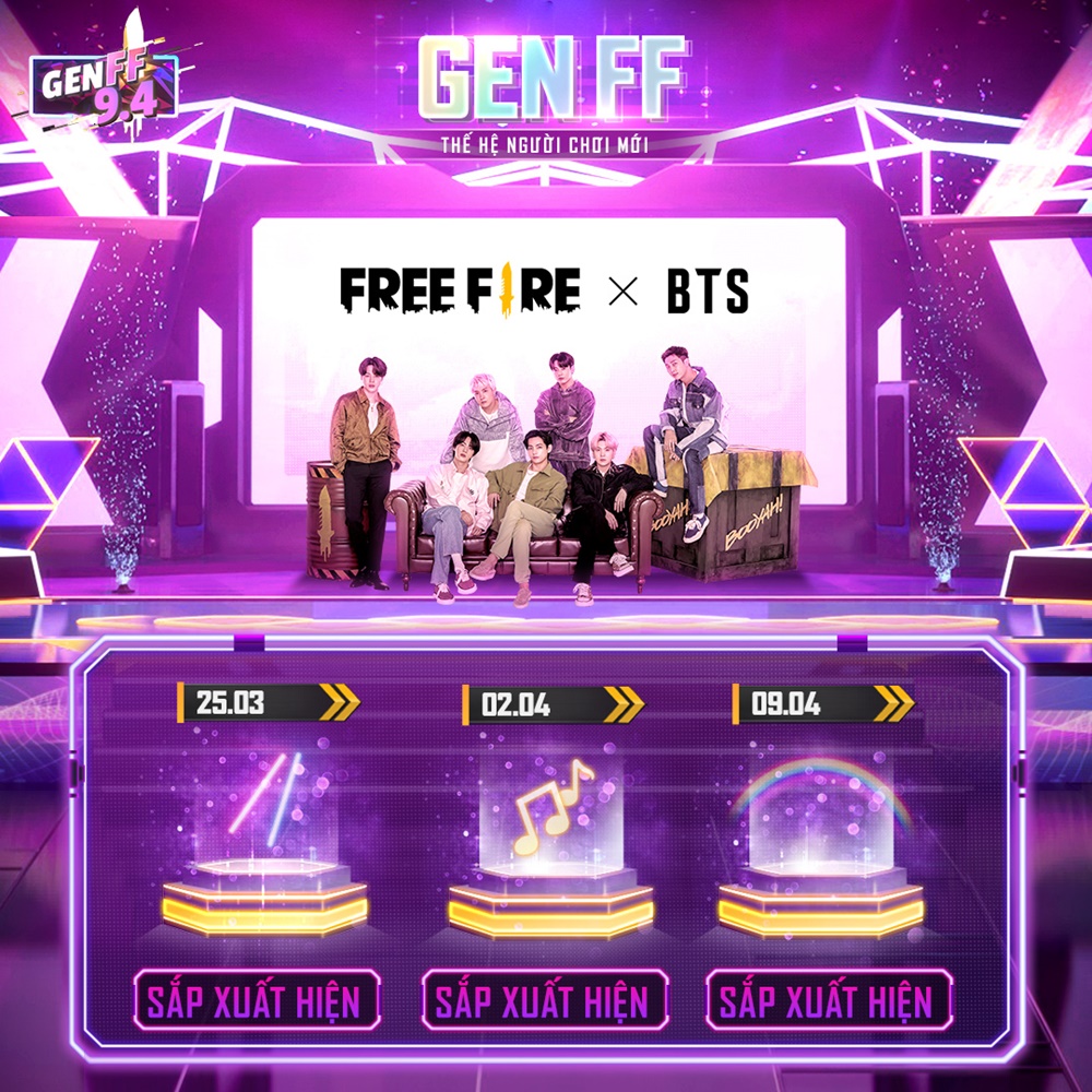 GEN FF - Dự án kết hợp giữa Free Fire và BTS - Ảnh 5
