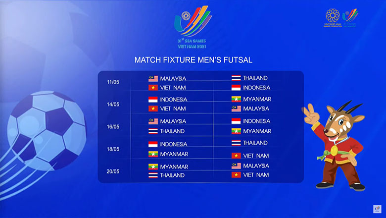 TRỰC TIẾP Bốc thăm bóng đá SEA Games 31: Đang sắp xếp lịch thi đấu môn Futsal - Ảnh 6