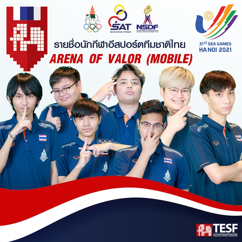 Liên Quân Mobile Thái Lan chính thức công bố đội hình dự SEA Games 31 - Ảnh 1