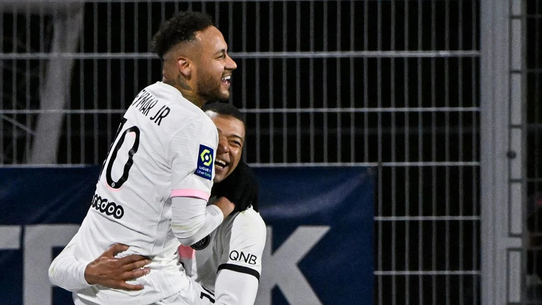 Neymar và Mbappe cùng lập hat-trick, PSG tiến sát chức vô địch Ligue 1 mùaN 2021/22 - Ảnh 1
