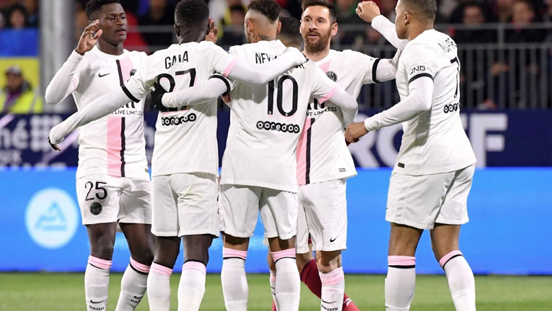 Neymar và Mbappe cùng lập hat-trick, PSG tiến sát chức vô địch Ligue 1 mùaN 2021/22 - Ảnh 2