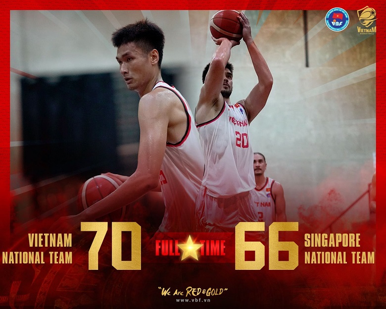 Tuyển bóng rổ Việt Nam ngược dòng đánh bại tuyển Singapore ở ABL Pre SEA Games 2022U23  - Ảnh 1