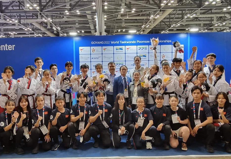 Taekwondo Việt Nam giành 10 huy chương ở giải vô địch quyền thế giới 2022 - Ảnh 1