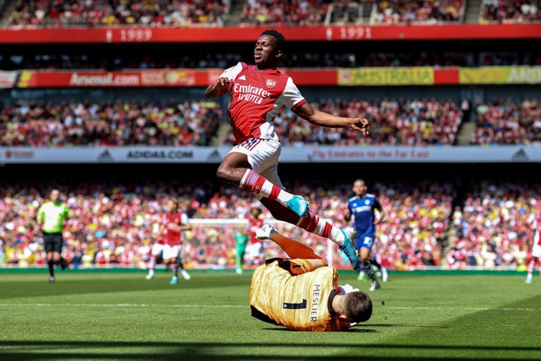 Kết quả Arsenal vs Leeds: Nketiah đưa Pháo thủ áp sát top 3 - Ảnh 2
