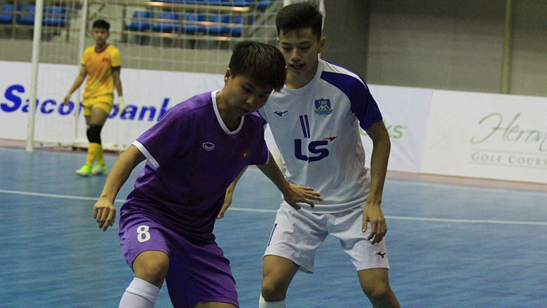 ĐT Futsal nữ Việt Nam thua đội trẻ nam Thái Sơn Bắc 0-10 trước thềm SEA Games 31 - Ảnh 1