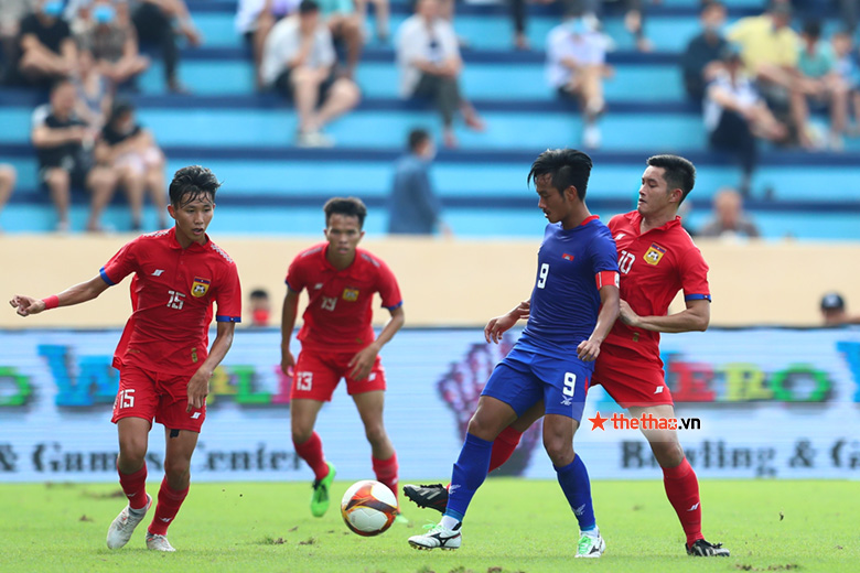 HLV U23 Campuchia bất ngờ khi thắng đậm U23 Lào - Ảnh 1