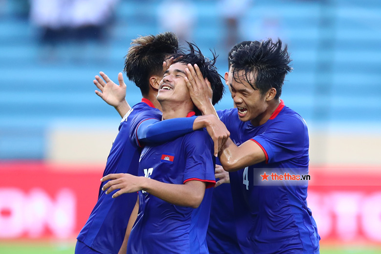 HLV U23 Campuchia bất ngờ khi thắng đậm U23 Lào - Ảnh 2