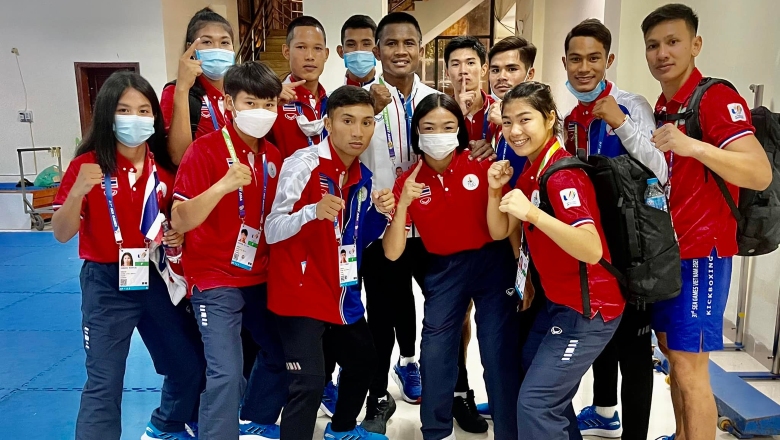 12/12 võ sĩ Kickboxing Thái Lan tham dự SEA Games 31 đều có huy chương - Ảnh 1