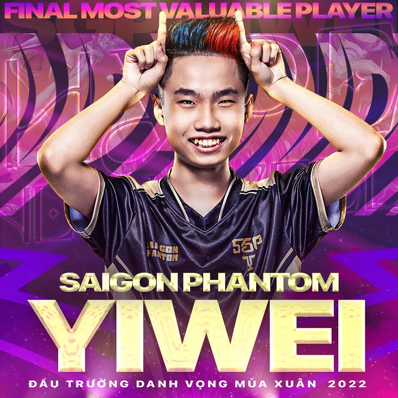 ĐTDV mùa Xuân 2022: FMVP gọi tên Saigon Phantom Yiwei - Ảnh 1