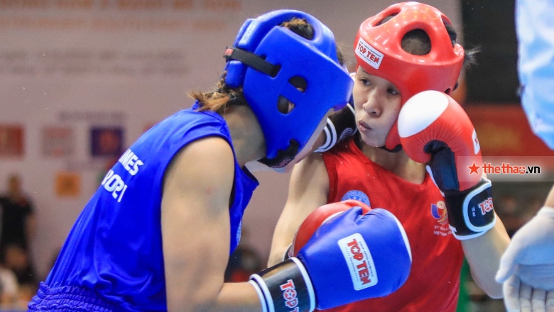Hải Linh, Danh Hoạt, Trường Giang dừng bước ở bán kết môn Kickboxing SEA Games 31 - Ảnh 1
