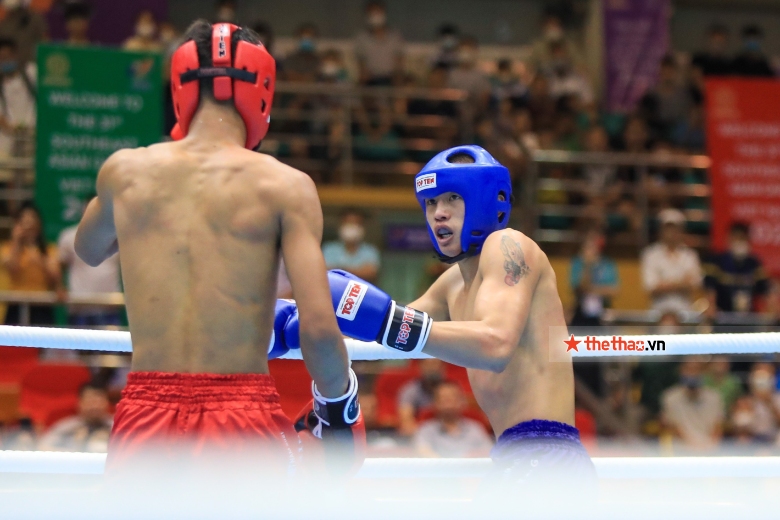 Hải Linh, Danh Hoạt, Trường Giang dừng bước ở bán kết môn Kickboxing SEA Games 31 - Ảnh 3