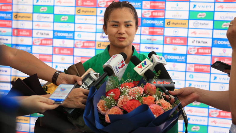 Tô Thị Trang giúp Đoàn thể thao Việt Nam có HCV đầu tiên tại SEA Games 31 - Ảnh 1