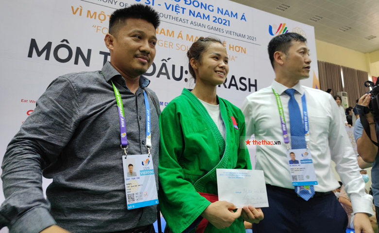 Tô Thị Trang giúp Đoàn thể thao Việt Nam có HCV đầu tiên tại SEA Games 31 - Ảnh 2