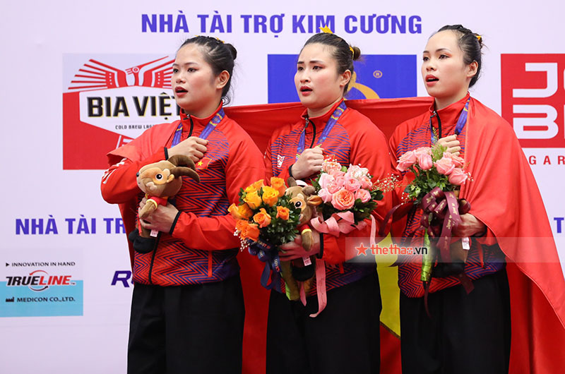 Các VĐV Pencak Silat rạng rỡ khi mang vàng về cho Đoàn Thể thao Việt Nam - Ảnh 4