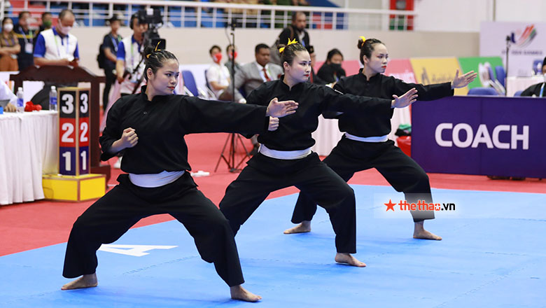 Các VĐV Pencak Silat rạng rỡ khi mang vàng về cho Đoàn Thể thao Việt Nam - Ảnh 10