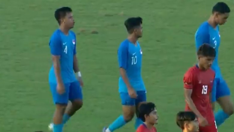 Kết quả U23 Campuchia vs Singapore: Thất bại tối thiểu - Ảnh 2
