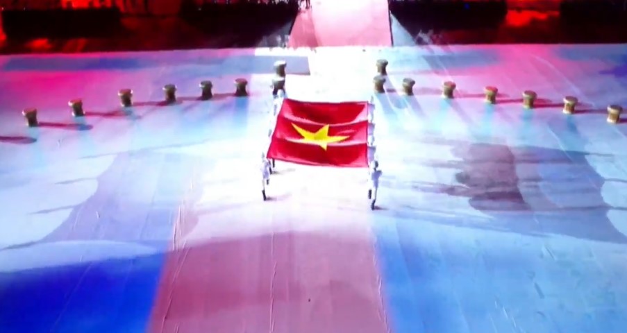 TRỰC TIẾP Lễ khai mạc SEA Games 31: Lá cờ Việt Nam tung bay trên sân Mỹ Đình - Ảnh 5