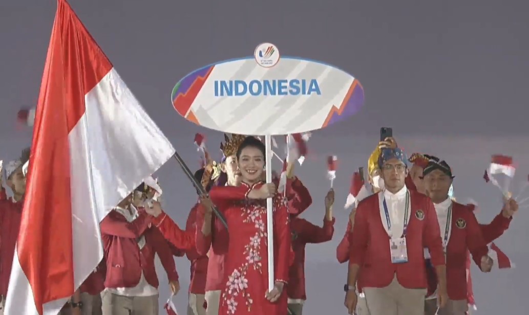 TRỰC TIẾP Lễ khai mạc SEA Games 31: Lá cờ Việt Nam tung bay trên sân Mỹ Đình - Ảnh 9