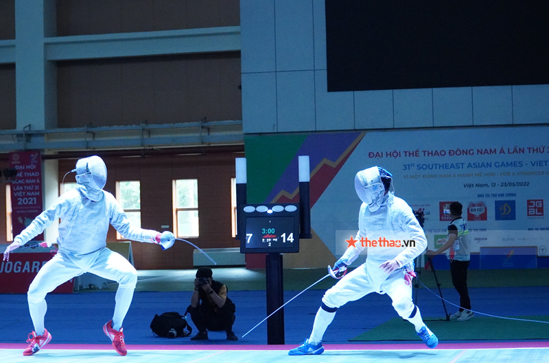 Kiếm thủ Vũ Thành An bảo vệ thành công HCV tại SEA Games 31 - Ảnh 4