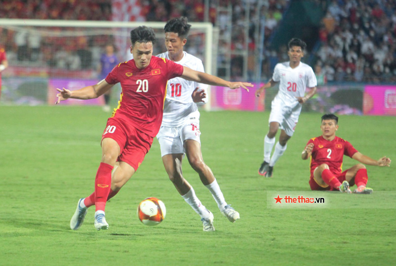 TRỰC TIẾP U23 Việt Nam 0-0 U23 Myanmar: Chủ nhà tăng cường sức ép - Ảnh 4